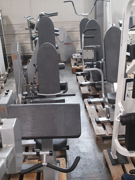 effective Zirkel - 9 Fitnessgeräte, Circuit Training, Farbe Silbergrau, gebraucht