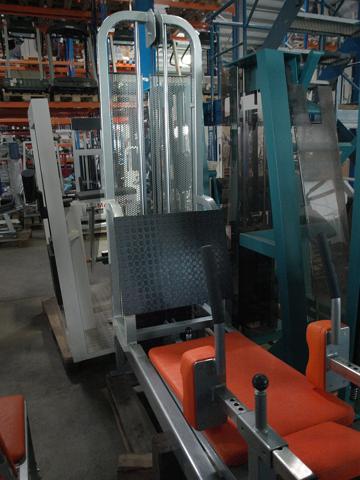 Sanimed leg press, lying, silver, used