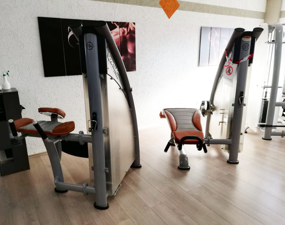 SportsArt Kraftgerätepark - 20 Kraftgeräte im Set, Status Serie, gebraucht - überholter Zustand