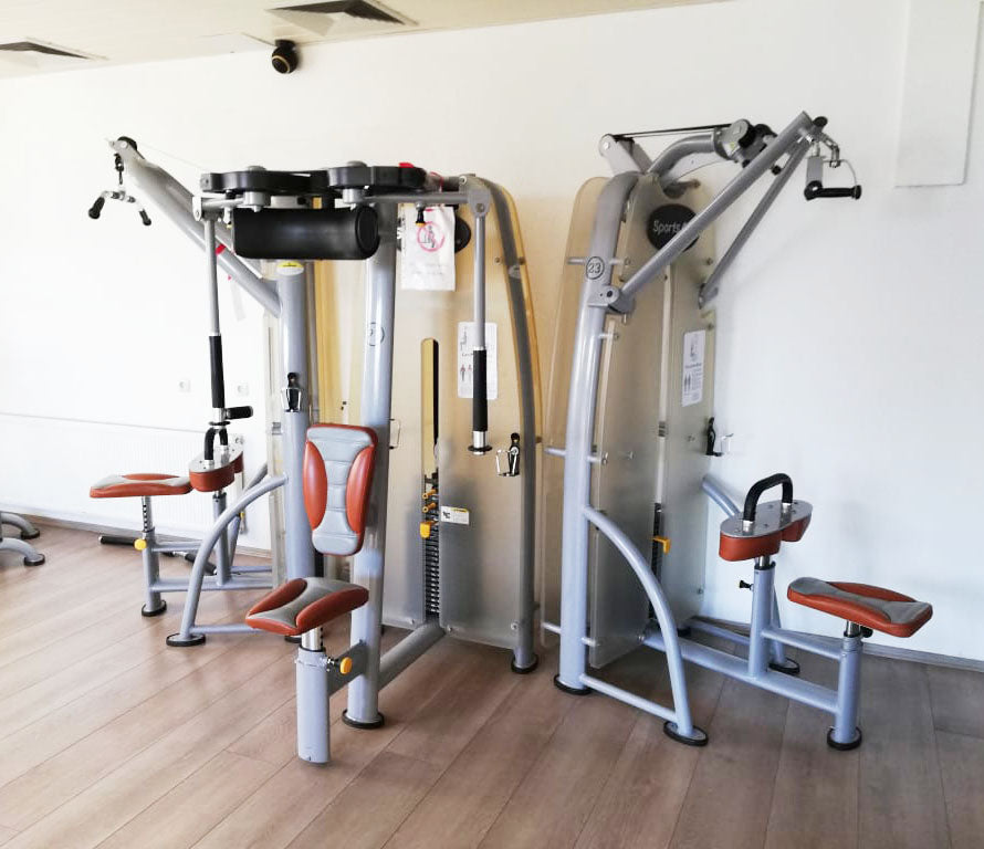 SportsArt Kraftgerätepark - 20 Kraftgeräte im Set, Status Serie, gebraucht - überholter Zustand