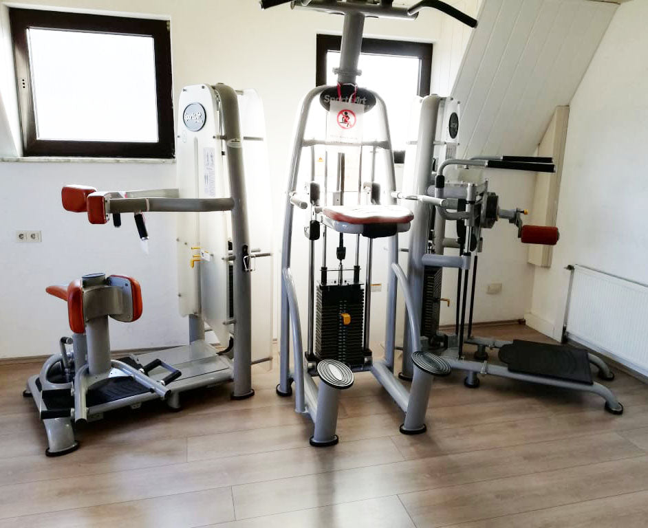 SportsArt Kraftgerätepark - 20 Kraftgeräte im Set, Status Serie, gebraucht - überholter Zustand