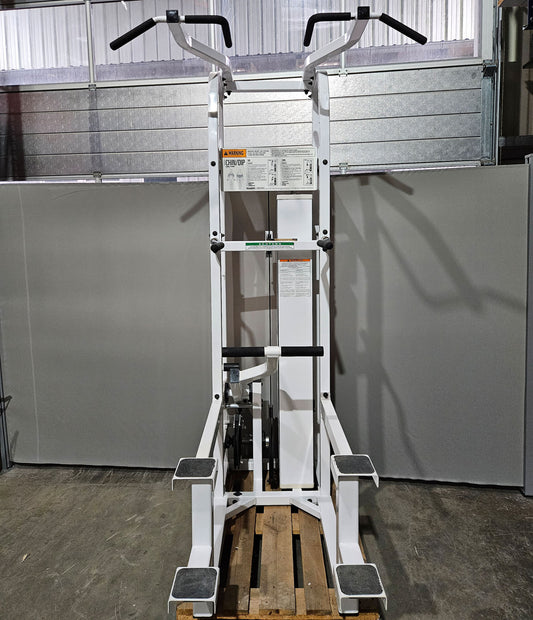 Paramount Chin-Dip Model PL4000 - Dip-Klimmzugmaschine mit Gewichtsunterstützung, Made in USA, gebraucht - geprüfter Zustand