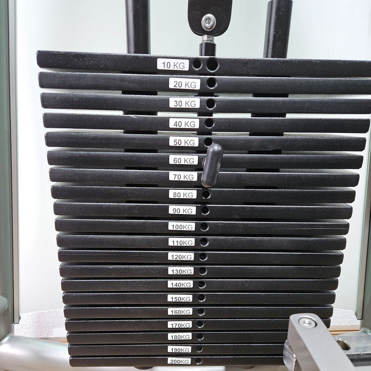 Proxomed - AS, Funktionsstemme, Beinpresse verstellbar sitzend - liegend, 200kg Gewichtsblock, gebraucht - überholter Zustand