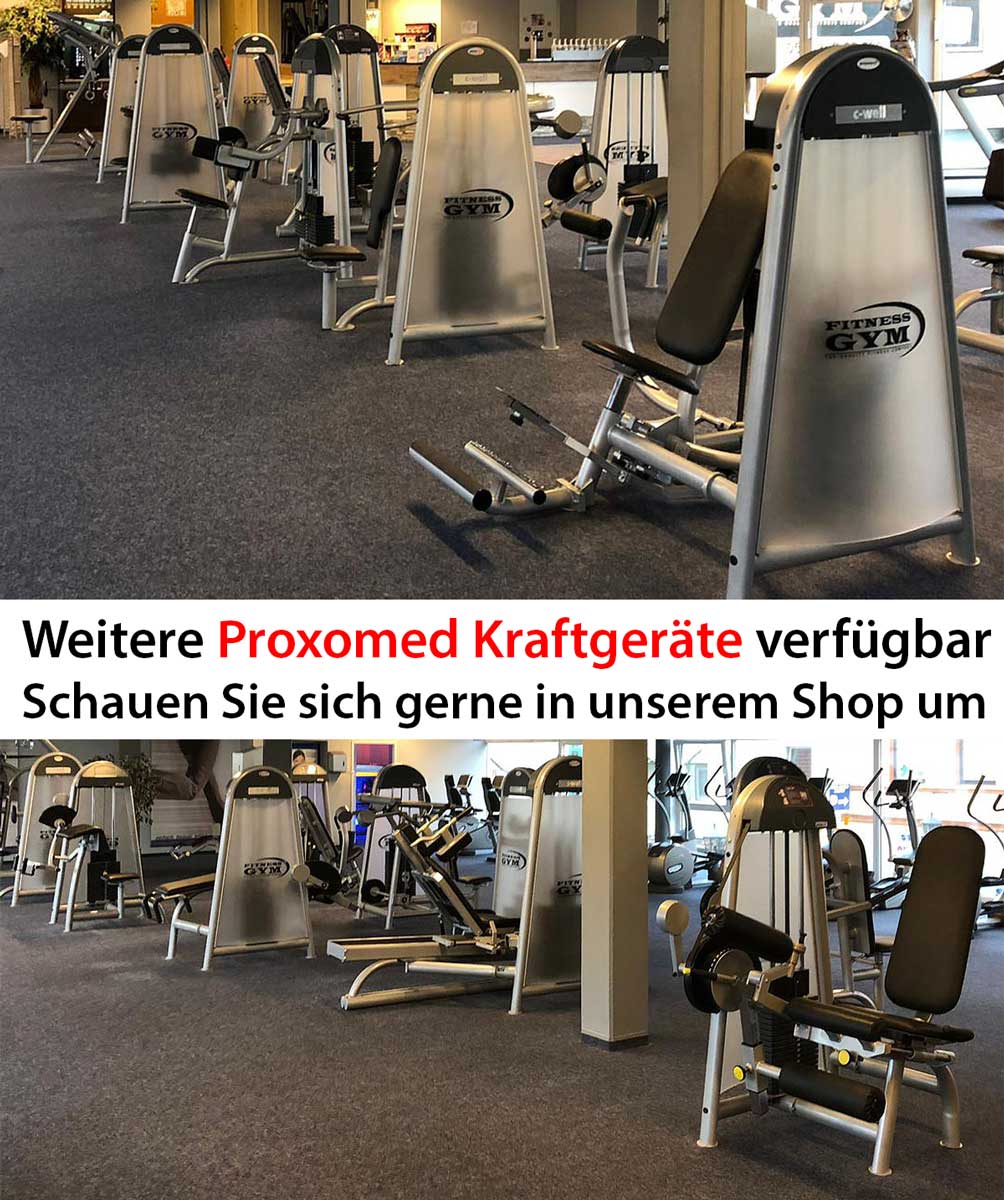 Proxowell or Proxomed, bench press machine, chest press, entry aid, Compass or C-Well series, chest press, used - refurbished condition