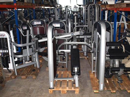 Realleader Gerätepark, gebraucht, Rahmen silber, Polster schwarz