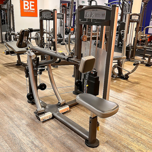 Impulse Fitness Rudern mit Bruststütze, Row, Lat-Rudern, Rahmenfarbe Grau-Anthrazit, gebraucht - überholter Zustand