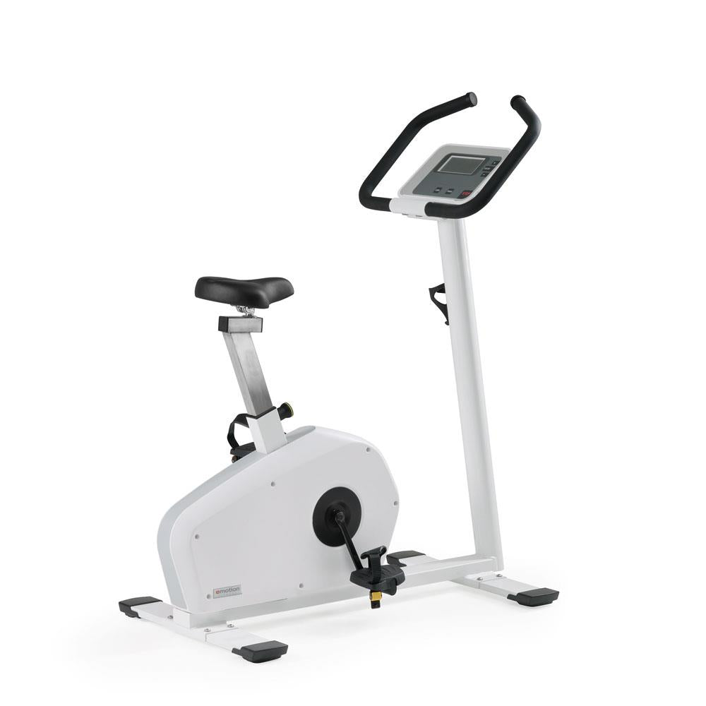 Heimtrainer Fahrrad mit Display und Pedalen, Marke Emotion.