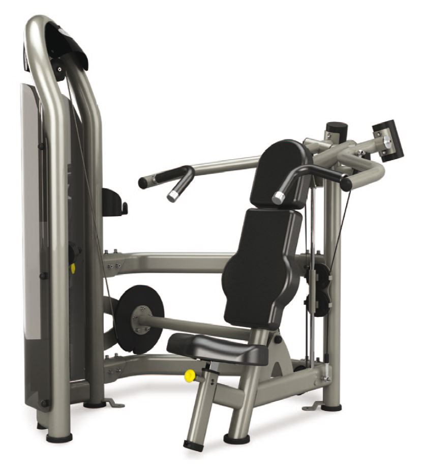 Matrix Aura G3-S23 Schulterpresse DUAL, Shoulder Press, Farbe Silber, gebraucht - überholter Zustand