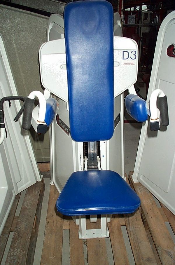 Nautilus Lateral Raise, Shoulder Machine, White. Used