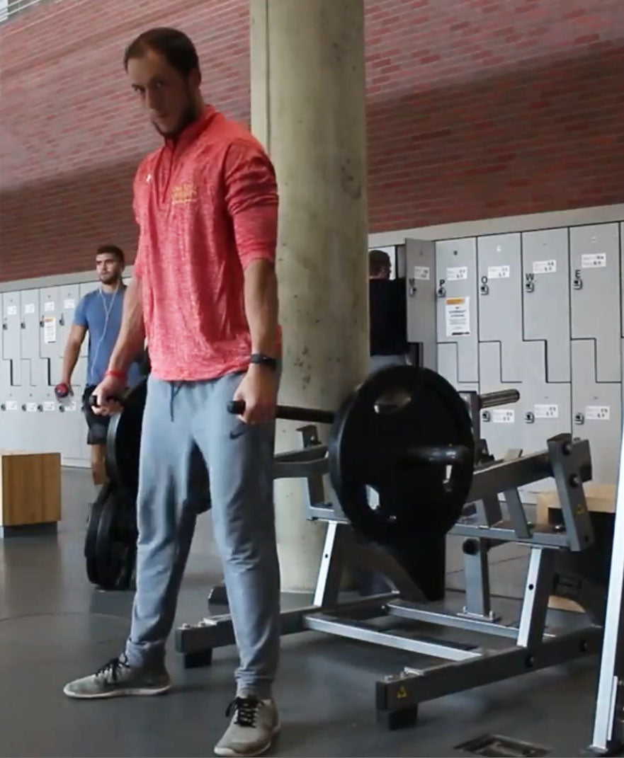 Squat High Pull - Plate loaded Kraftgerät, Hammer Strength Nachbau, gebraucht - geprüfter Zustand