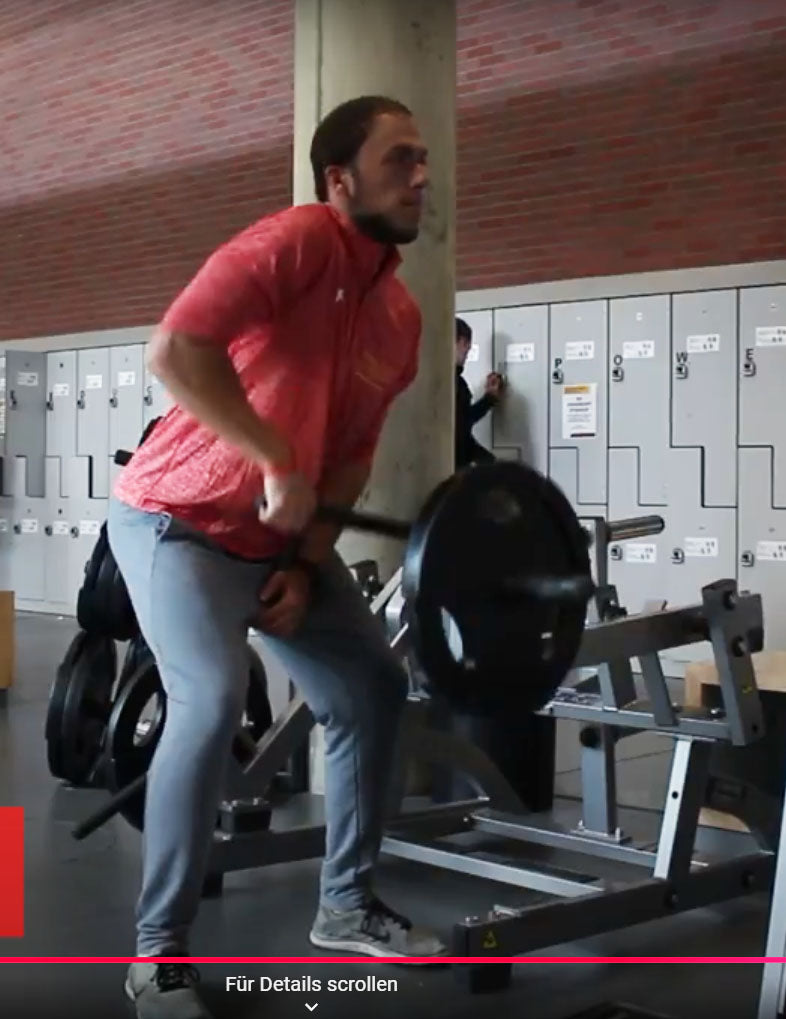 Squat High Pull - Plate loaded Kraftgerät, Hammer Strength Nachbau, gebraucht - geprüfter Zustand