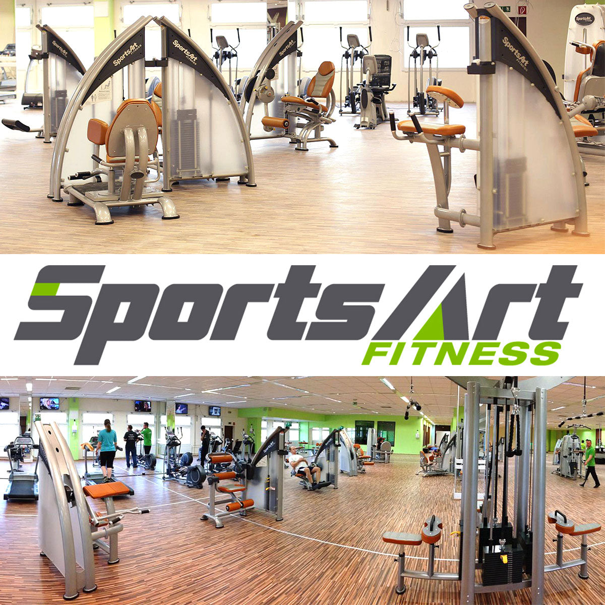 SportsArt Kraftgerätepark - 20 Kraftgeräte im Set, Status Serie, gebraucht - überholter Zustand