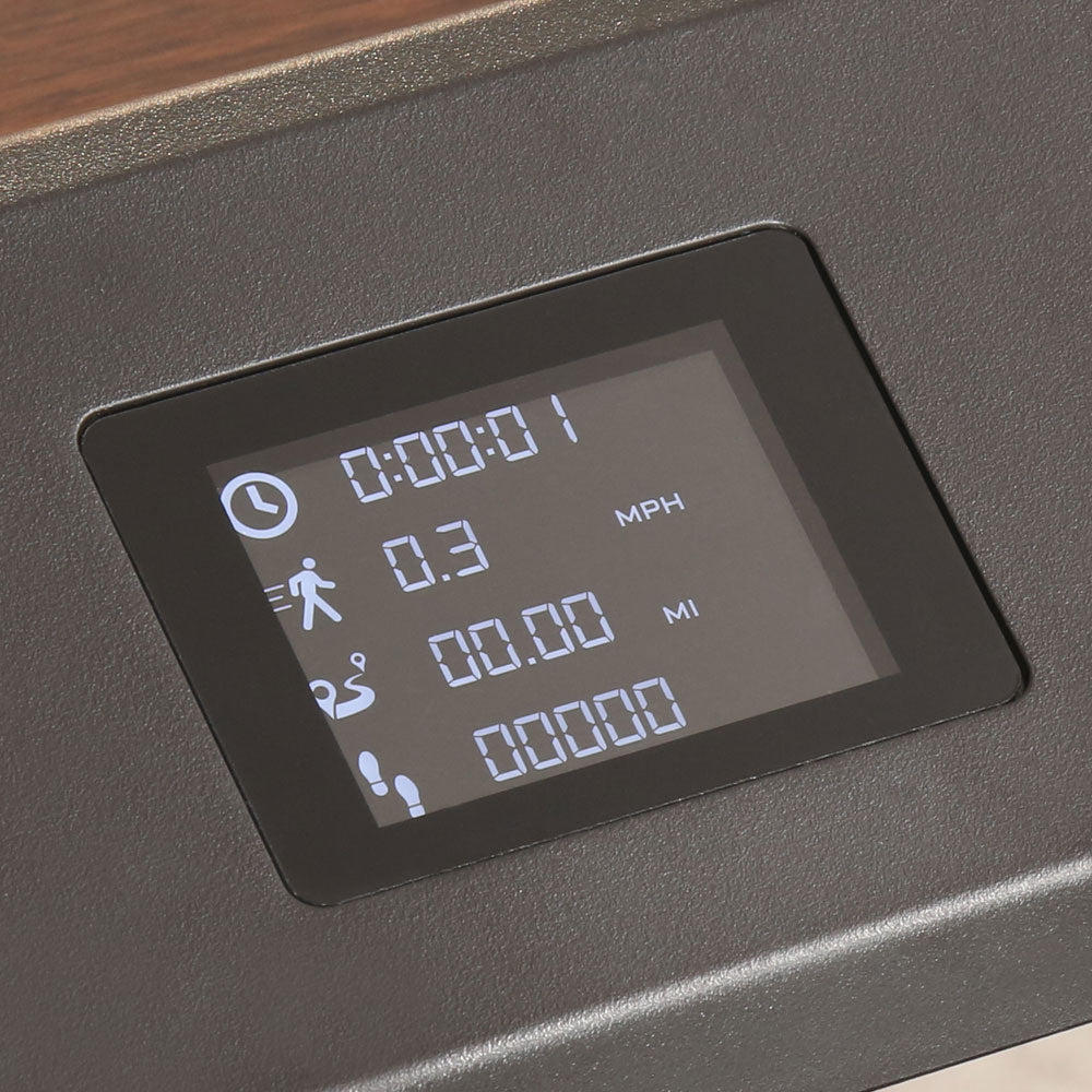 Life Fitness InMovement, Treadmill Desk, Office Treadmill Desk, Silver Frame, Light Shelf, 1 Year Old, As New - Top Condition