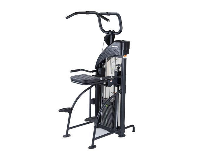 Sportsart Assisted Chin-Up/Tricep Dip, Tip-/Klimmzugmaschine 2-in-1 Kombimaschine DF307