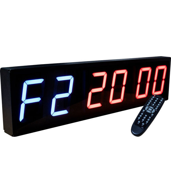 6-DIG double color Aluminium Timer