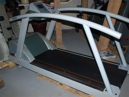 Ergo-Fit Trac 3000 Alpin Laufband, extra langer Handlauf, Silber, gebraucht - überholter Zustand inkl. neuer Laufdecke!