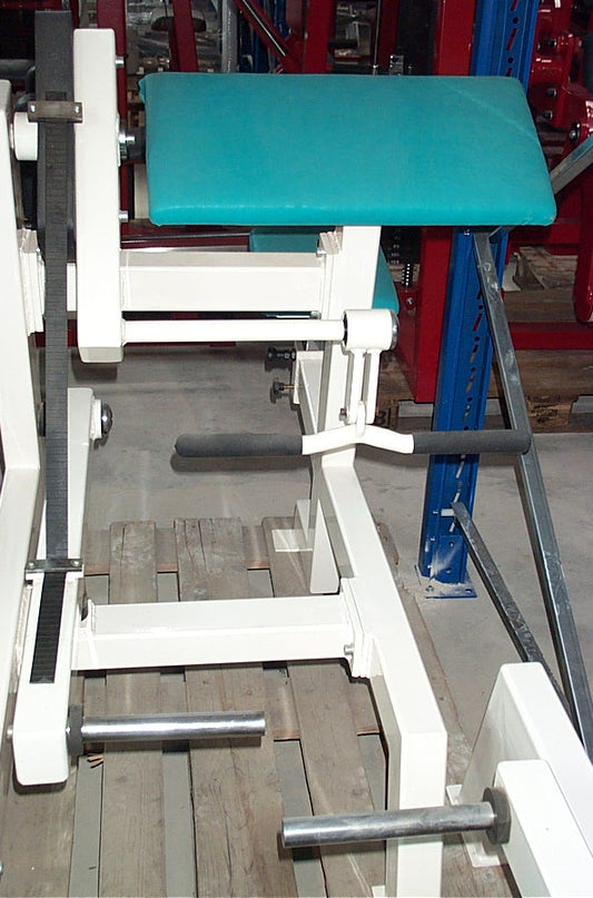 Bizepsmaschine, Dual, Jimsa, gebraucht, für Scheibenaufnahme / Plate loaded