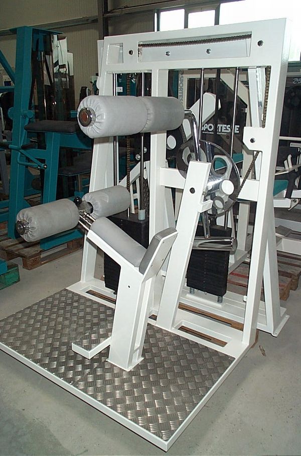 Sportesse hyperextension machine / back extension machine, white, used