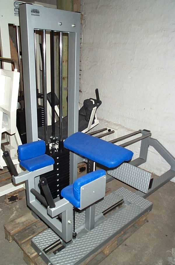 L+K Gluteus radial, buttock machine, silver, used