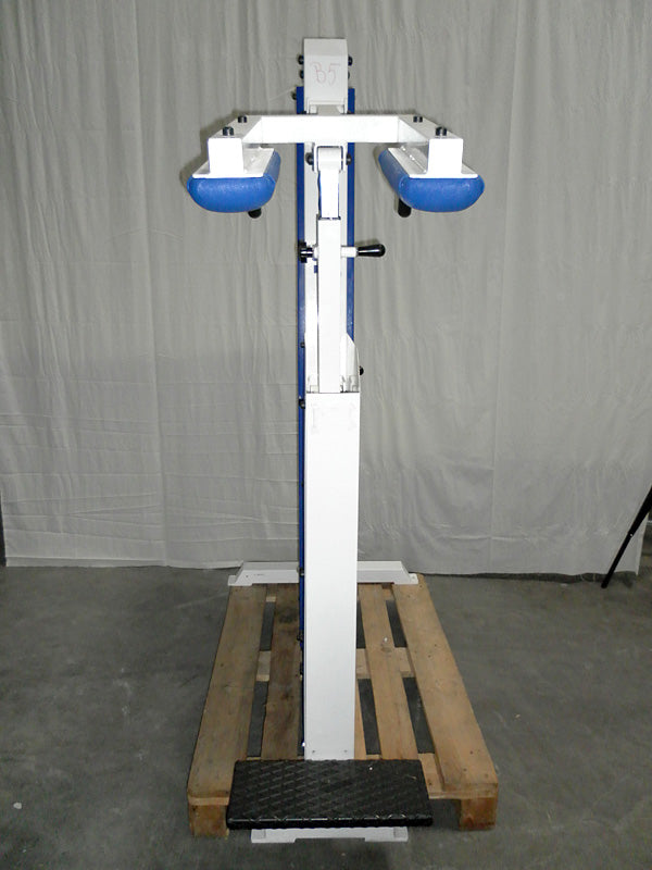 Jimsa Wadenmaschine, stehend, Calf Machine, großer 240kg Gewichtsblock, gebraucht - geprüfter Zustand