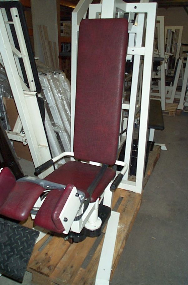 Galaxy 1 Abductor and 1 Adductor Machine Set, used, silver