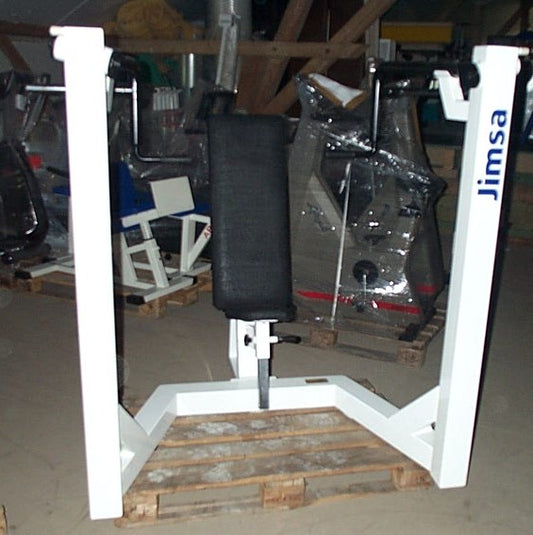 Jimsa Schulterdrückmaschine / Schulterpresse, Scheibenaufnahme / Plate loaded, Bilateral