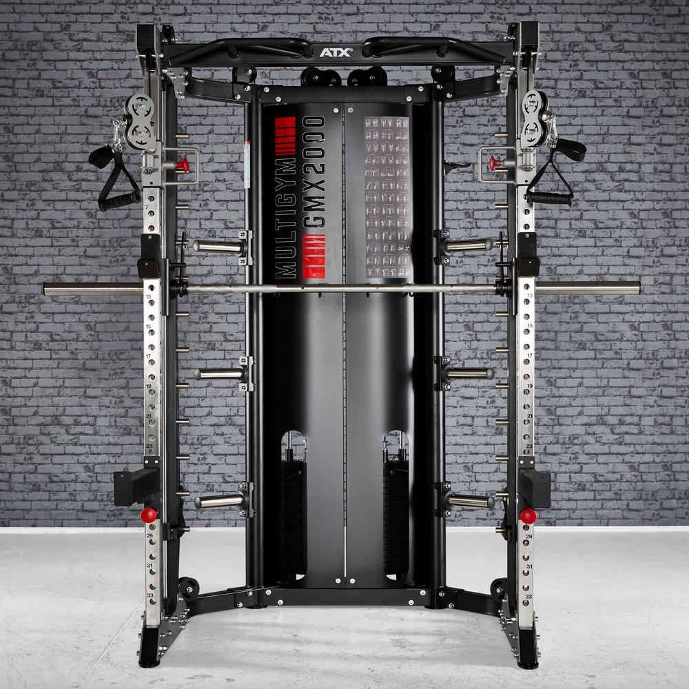 ATX Multigym GMX-2000 mit 2 x 90 KG Steckgewichten und Beinpresse