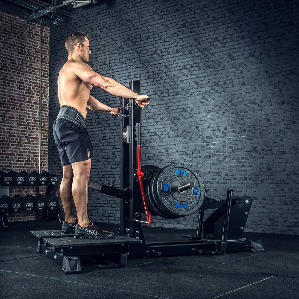 ATX Belt Squat Machine - Squat &amp; Dip Machine - Plate loaded