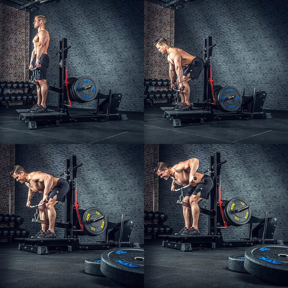 ATX Belt Squat Machine - Squat &amp; Dip Machine - Plate loaded