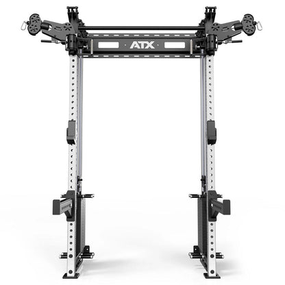ATX Half Rack - Zugstation mit 2 x 90kg Steckgewichten - Wandbefestigung - Wall Cable Half Rack
