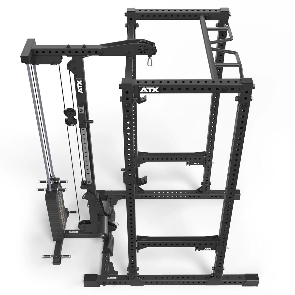 ATX Power Rack PRX-780 mit Latzug - 125 kg Steckgewichte