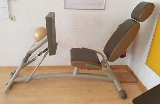 TechnoGym Easy Line Zirkelgerät, Beinpresse, Legpress, Einzelgerät hydraulisch, Polster Braun, gebraucht