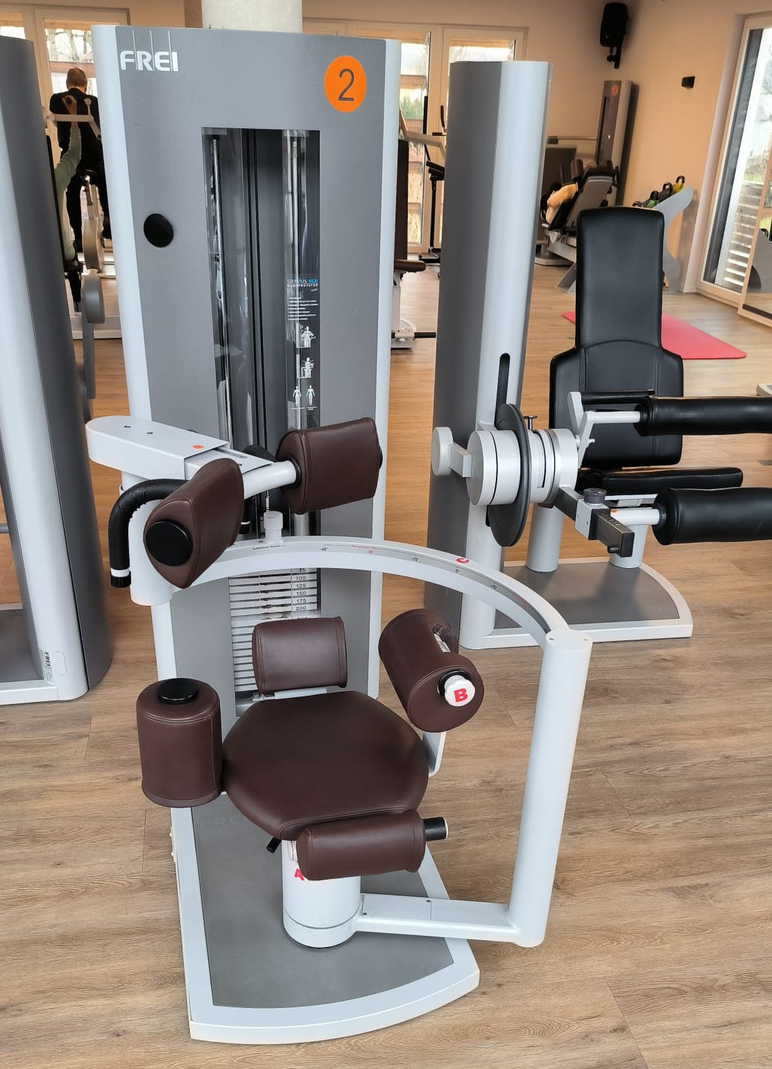 Frei Genius Eco 13er Gerätesatz, MPG, KGG, MED Zulassung, 13 Kraftgeräte im Set, Medical Physio Serie, Silber, gebraucht - überholter Zustand