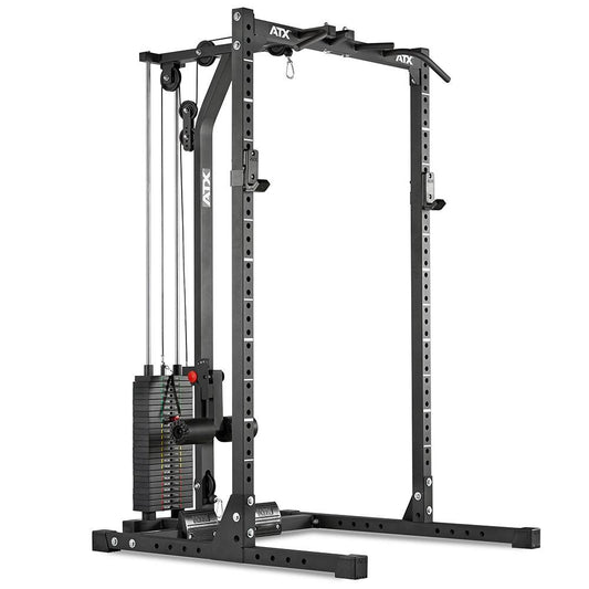 ATX Half Rack 620 - Komplettsystem inkl. Latzugstation - Stack Weight