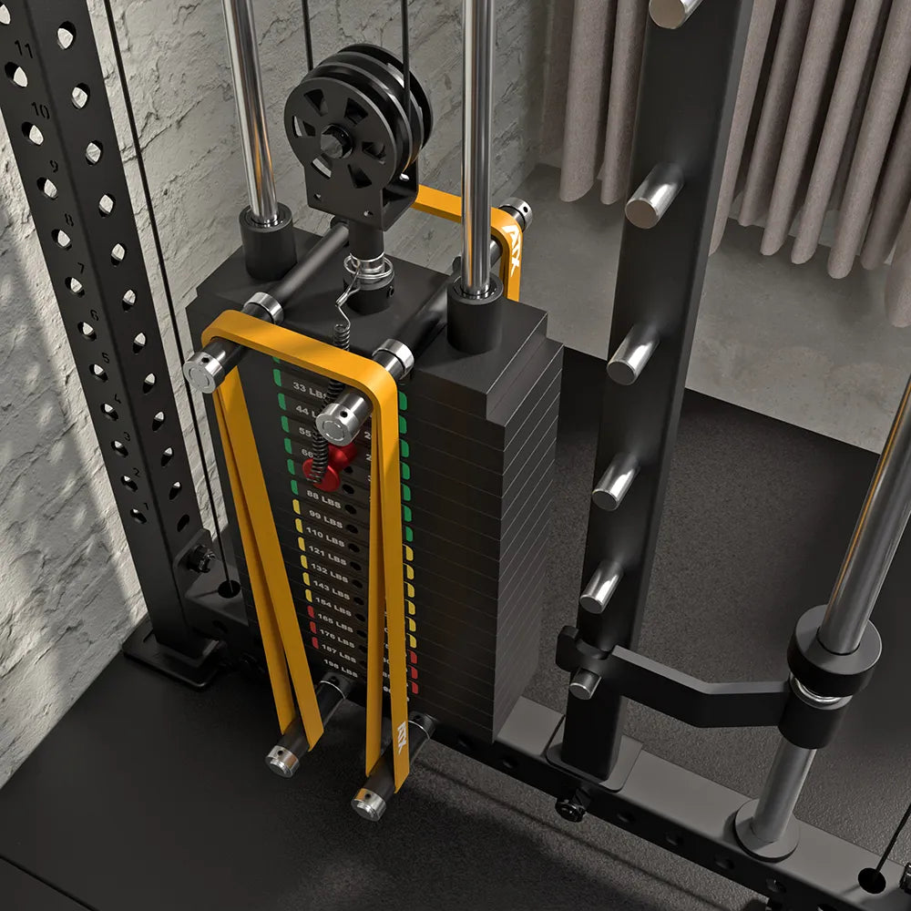 ATX Rack-Zugstation mit Multipresse - Freistehend