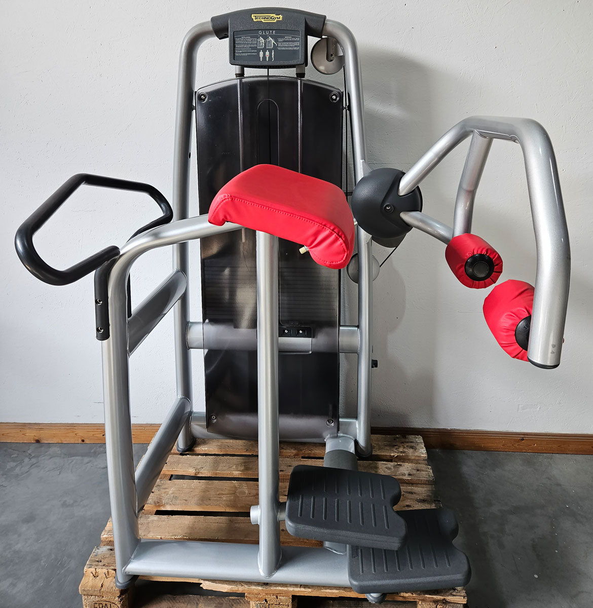 TechnoGym 18 Kraftgeräte im Set, Selection Line, Strength Machines with Stack Weight, Polster Rot, gebraucht - überholter Zustand