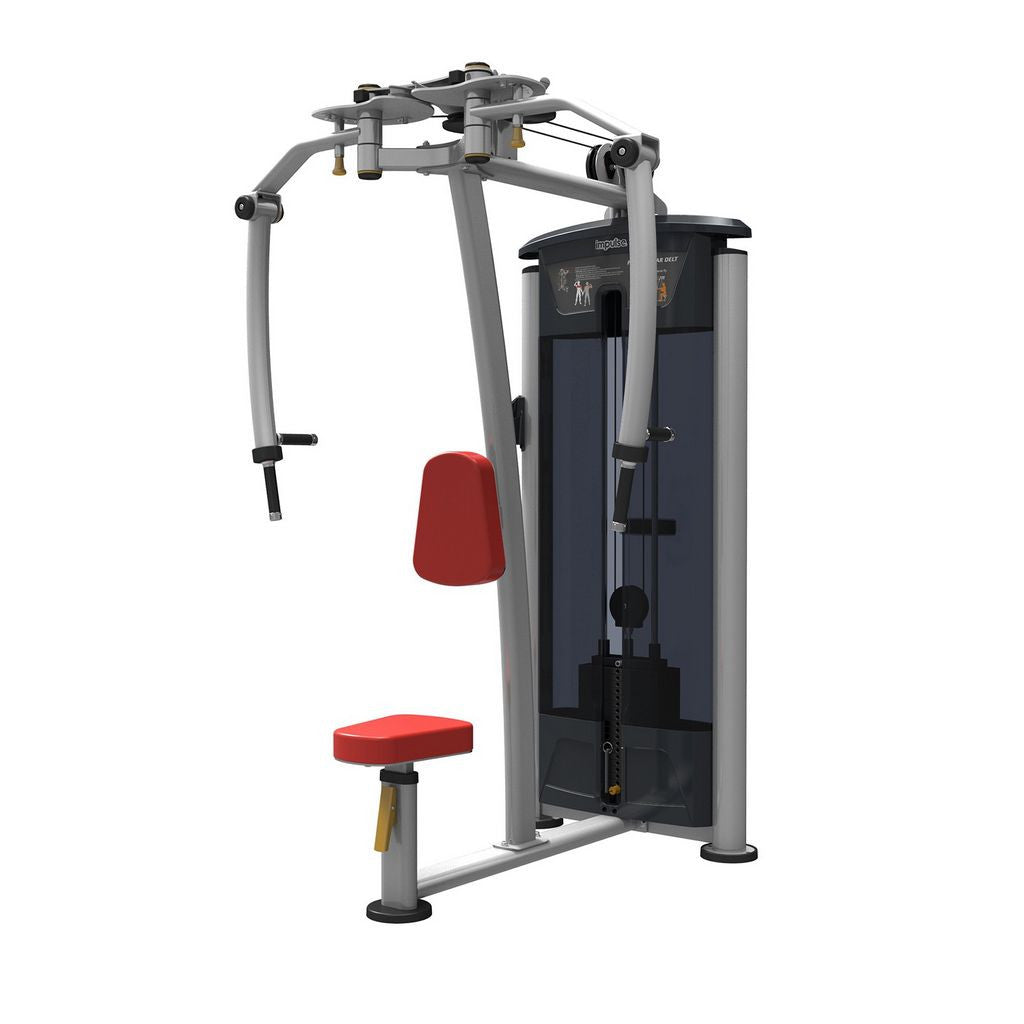 Impulse Fitness Butterfly und Butterfly Reverse, IT9515, Pec and Reverse Fly, 2 in 1 Kombimaschine, 90kg Gewichtsblock