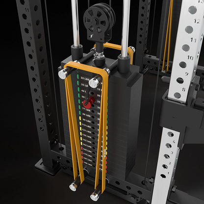 ATX Cable Half Rack mit 2 x 90 kg Steckgewichten