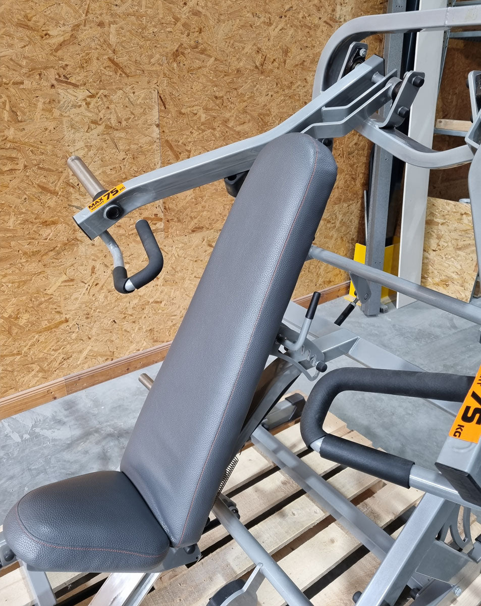 Plate loaded set, 11 strength machines, Hammer Strength replica, used - tested condition