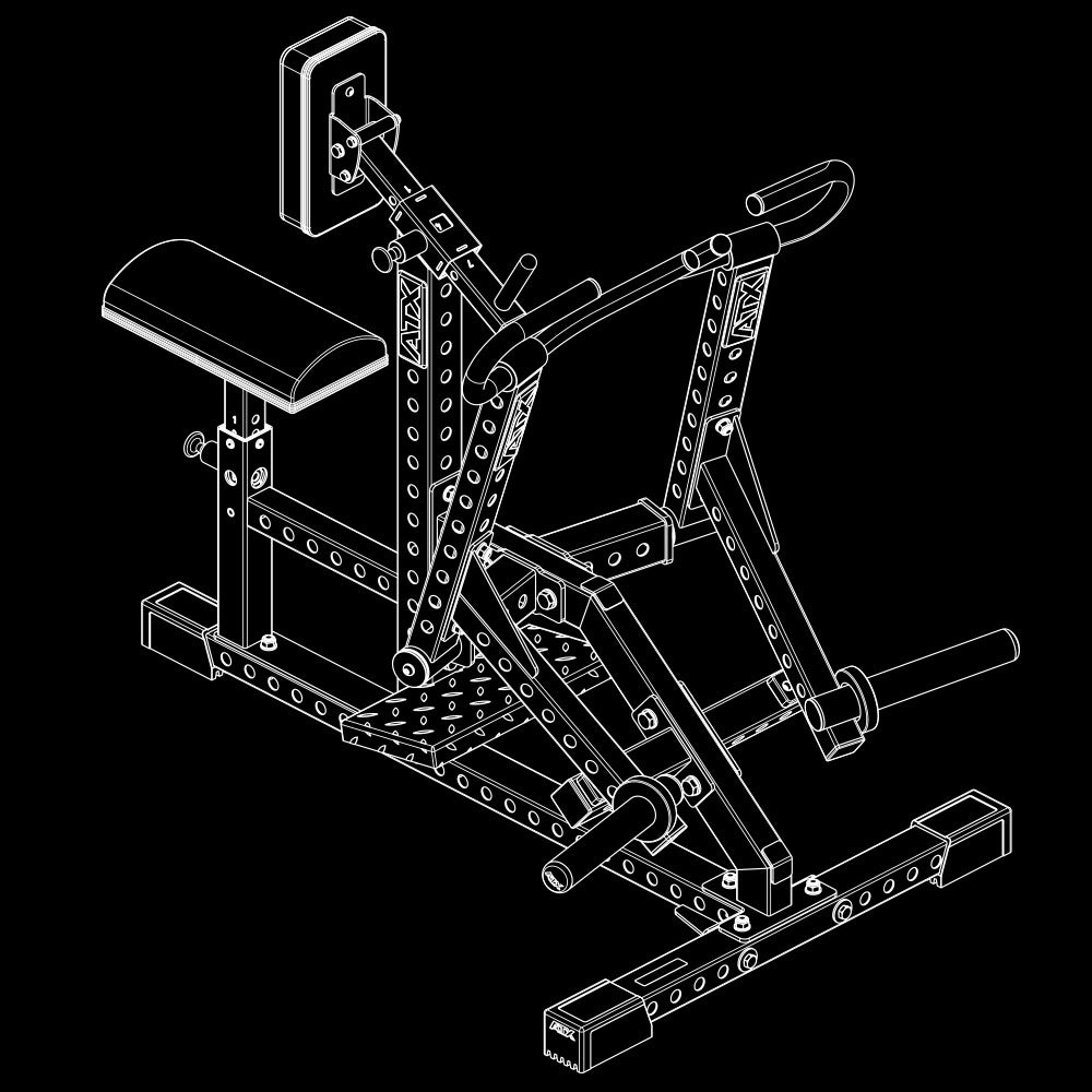 ATX Lateral Row Machine - Rudergerät