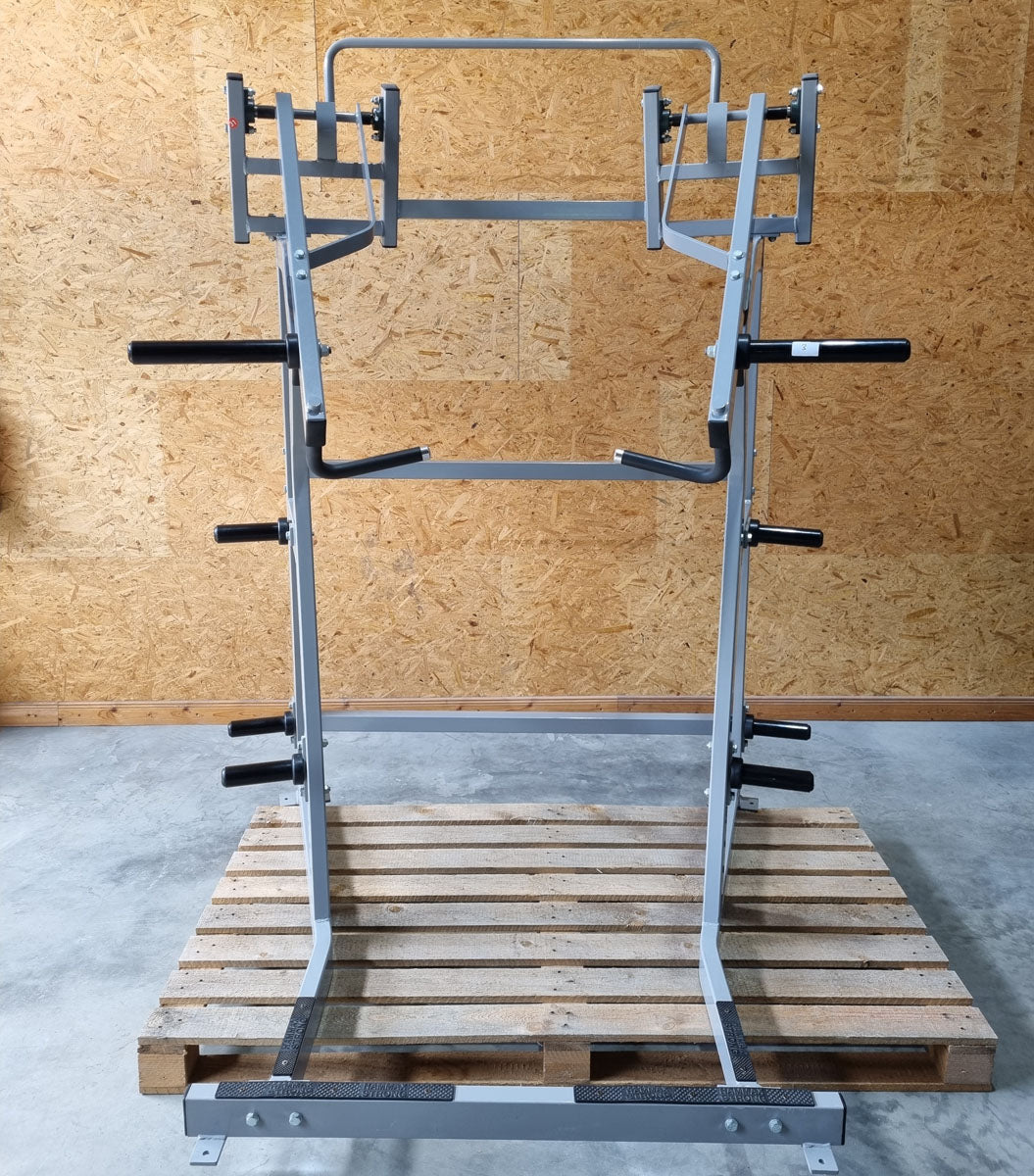 Plate loaded set, 11 strength machines, Hammer Strength replica, used - tested condition