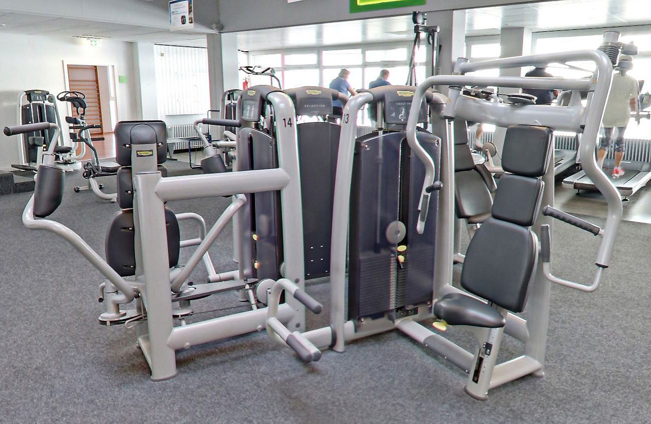 TechnoGym 15 Kraftgeräte im Set, Selection Line, Neue Version mit Plastikverkleidungen, gebraucht - überholter Zustand
