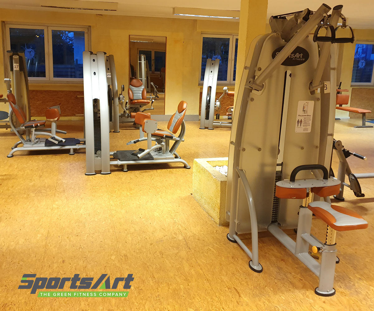 SportsArt Kraftgerätepark - 20 Kraftgeräte im Set, Status Serie, gebraucht, überholter Zustand