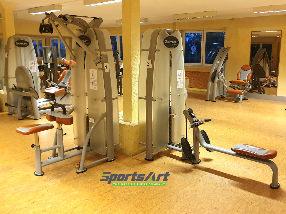 SportsArt Kraftgerätepark - 20 Kraftgeräte im Set, Status Serie, gebraucht, überholter Zustand