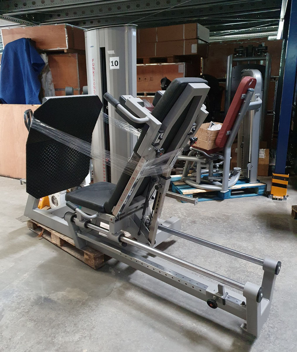 Sanimed functional press, adjustable leg press 150 kg, MPG, Pego Sport, used - refurbished condition