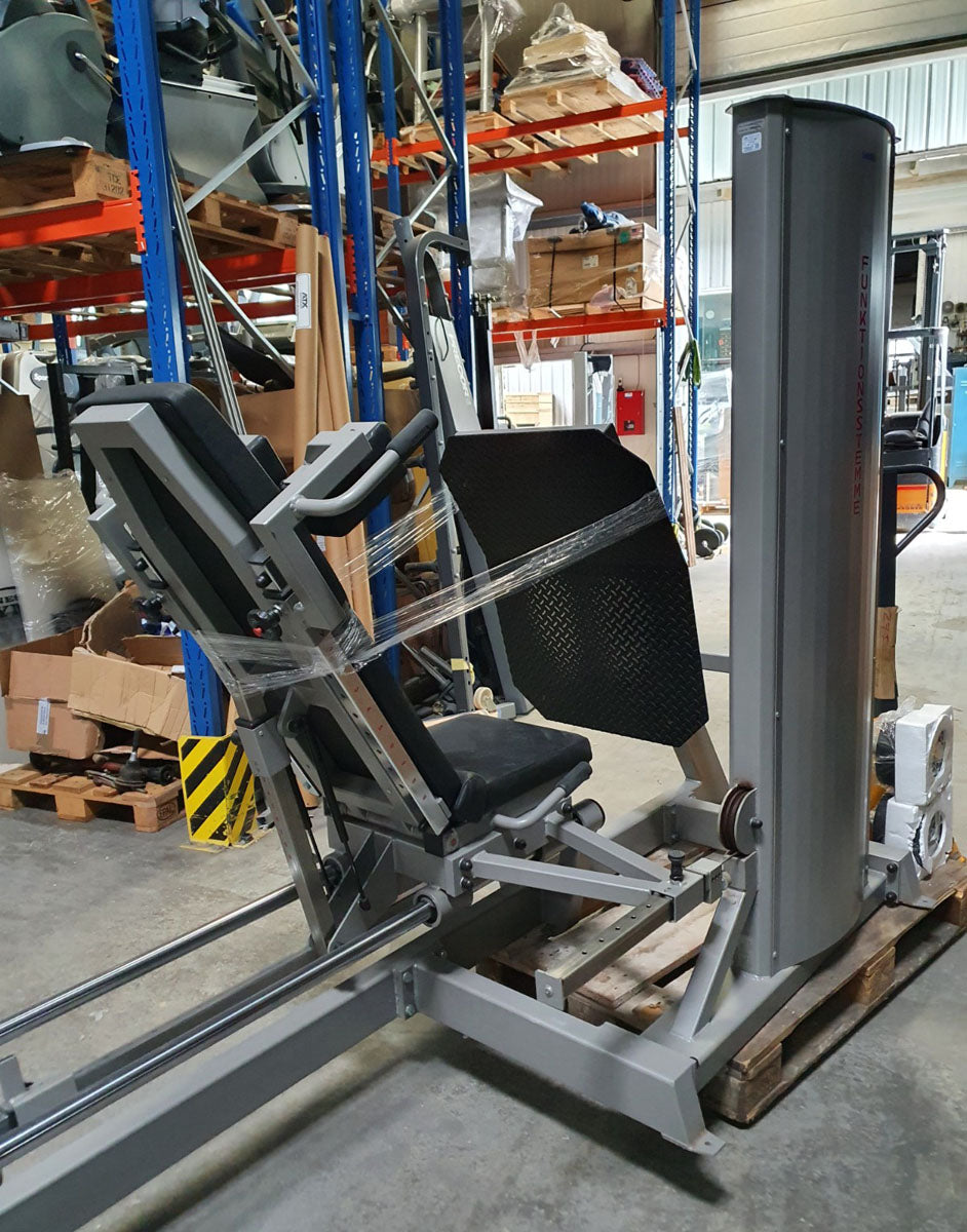 Sanimed functional press, adjustable leg press 150 kg, MPG, Pego Sport, used - refurbished condition