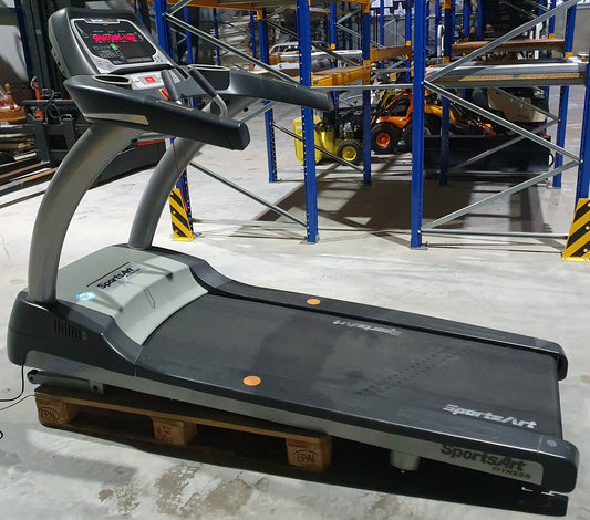 SportsArt Laufband, T652 Commercial Treadmill, Rahmen Silber-Schwarz, gebraucht - überholter Zustand