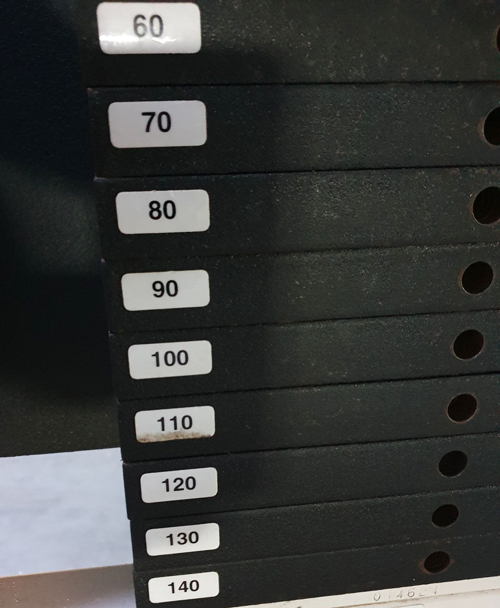 Life Fitness Gluteus Machine, Butt Machine Lying, Glute - Frame White, Upholstery Black, Used - Refurbished Condition