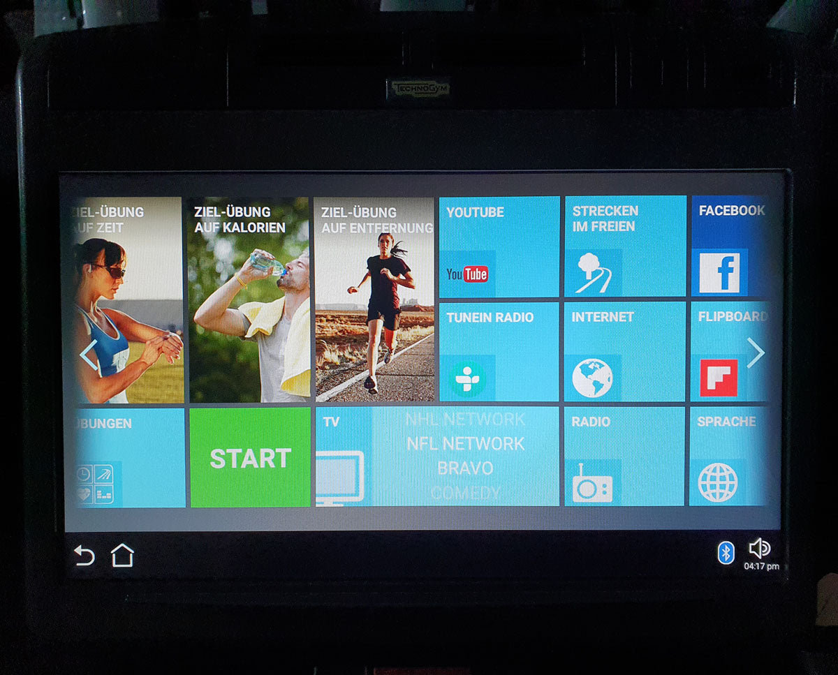 TechnoGym treadmill Excite Line Run Now 700, Unity Display with Internet, YouTube, Netflix, used - refurbished condition