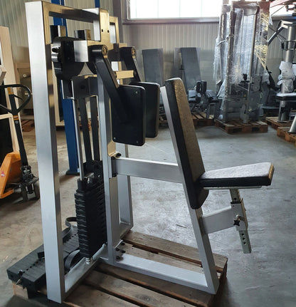 Lateral raise machine, shoulder machine, lateral raise, black upholstery, used